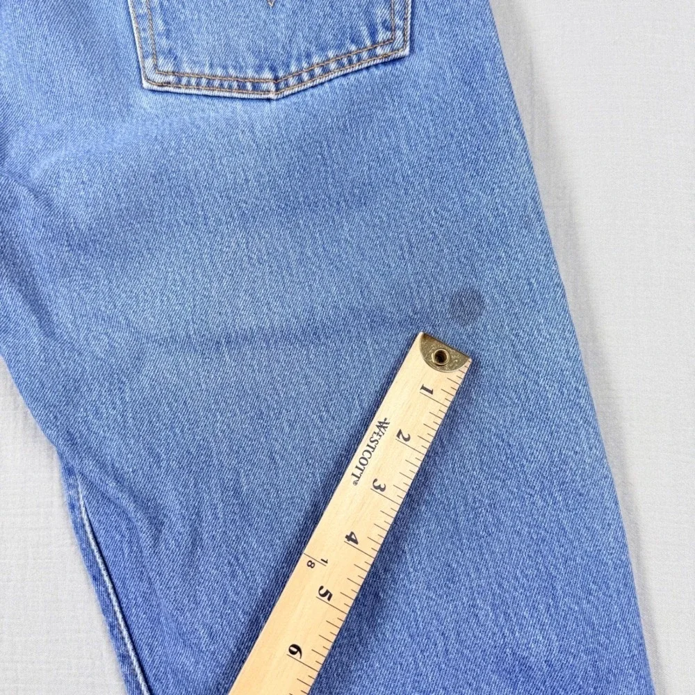 VTG Levis 501xx Mens Jeans 32x33 Light Wash‎ Button Fly Made in USA Tag 34x36